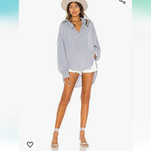 We The Free Tops - Nwt we the free by free people love until tomorrow blouse in waterlilly size med